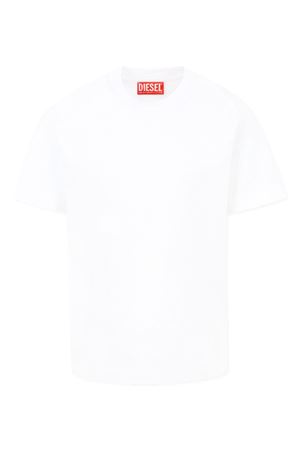 tshirt in cotone bianco DIESEL KIDS | J022760HGAMK100
